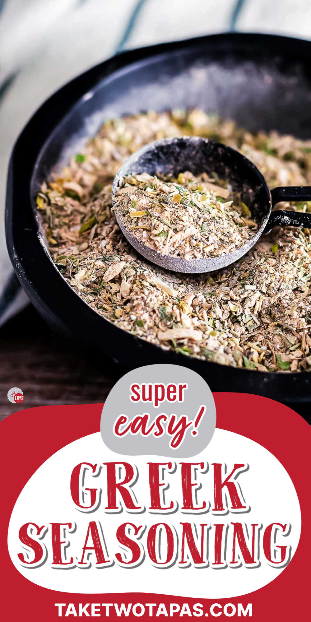 Pinterest image for Greek Seasoning