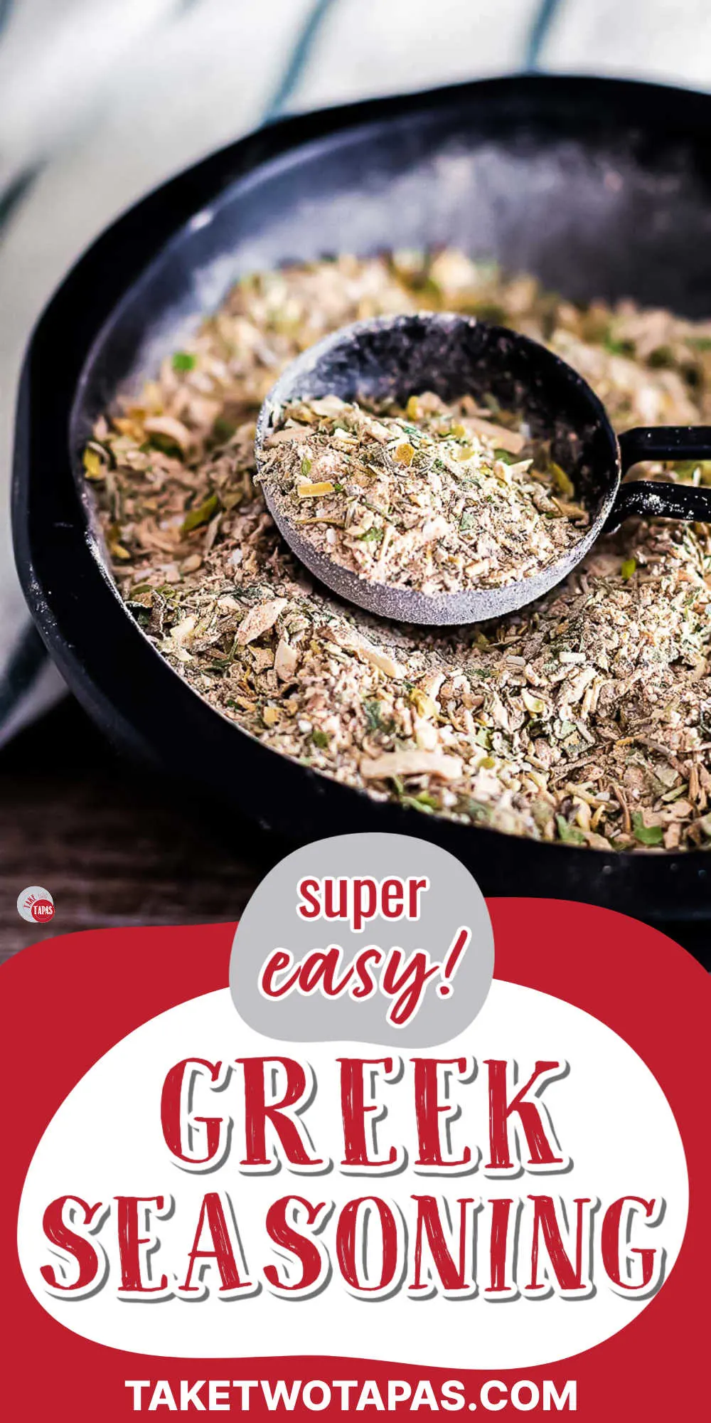 Pinterest image for Greek Seasoning