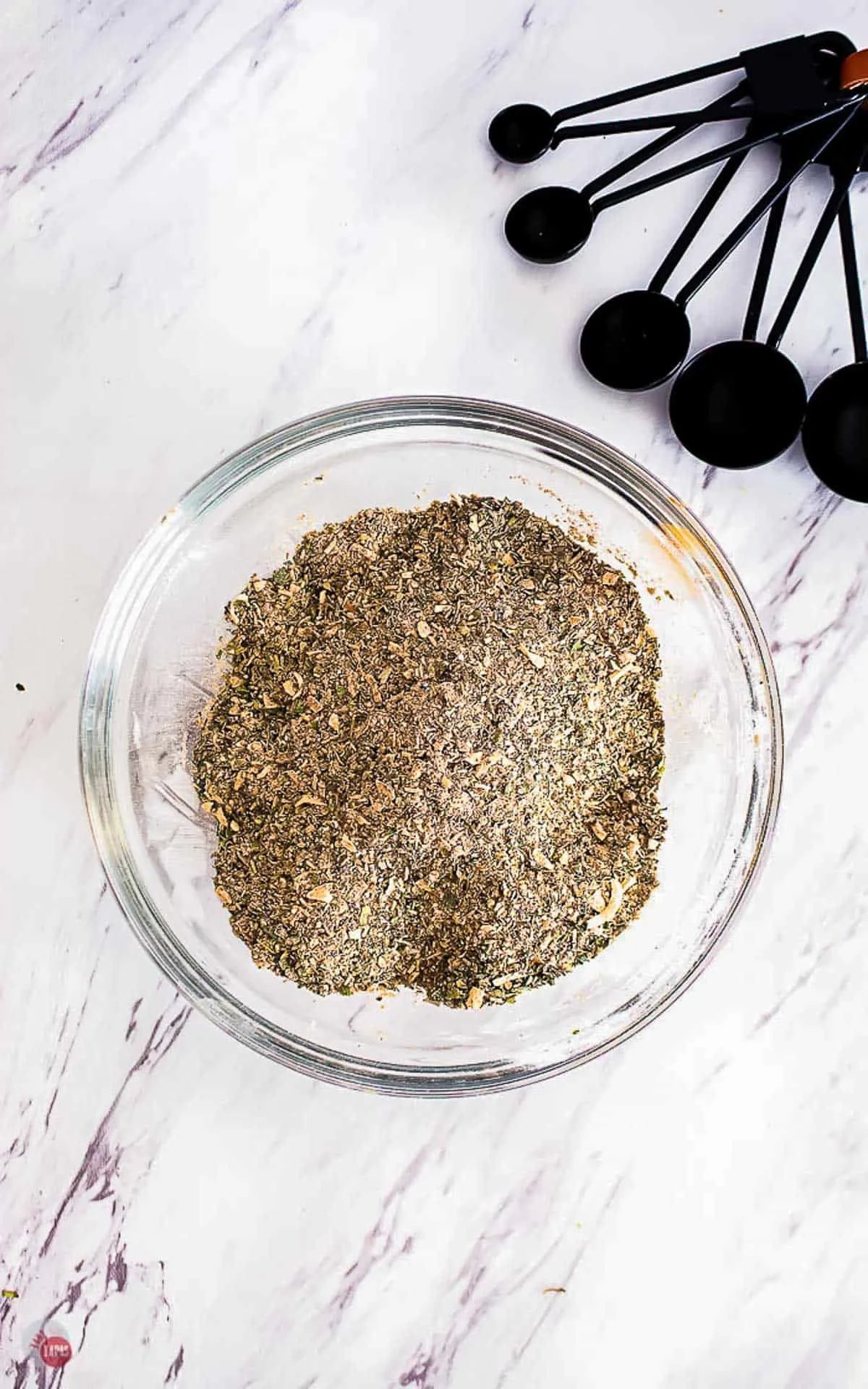close up view of the individual spices in this seasoning mix