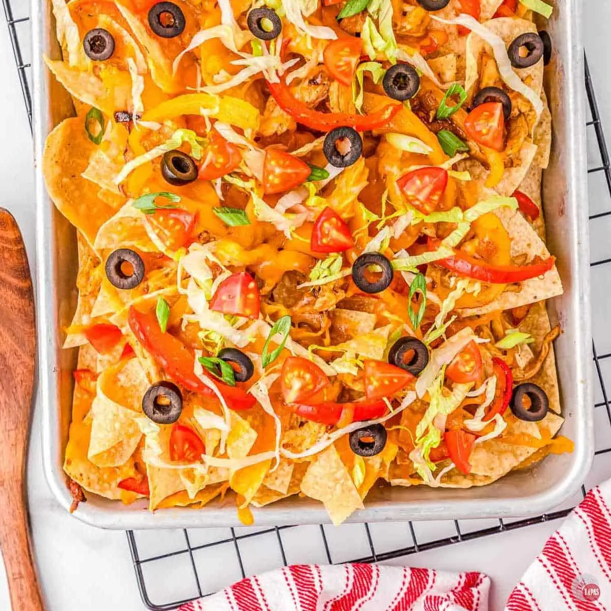 pan of nachos