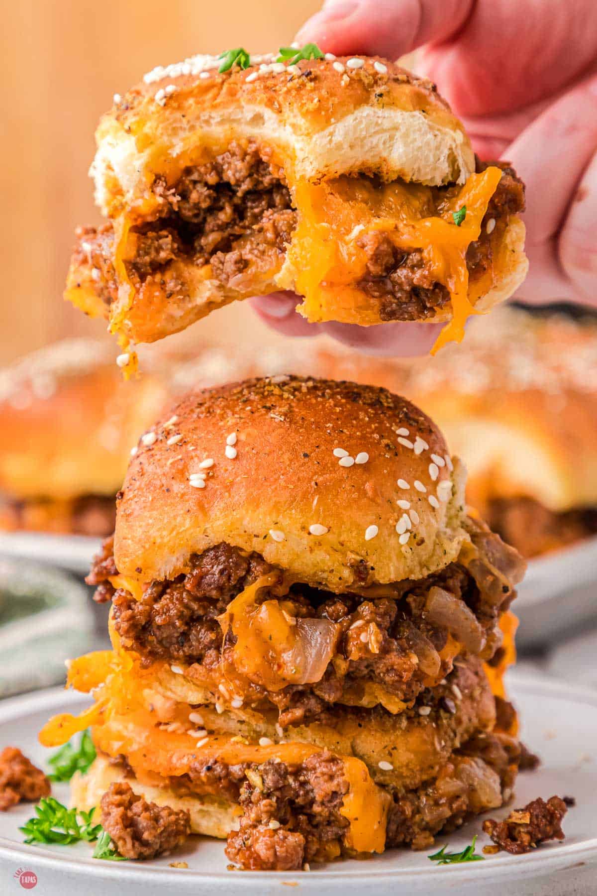 classic sloppy joe in a slider form!