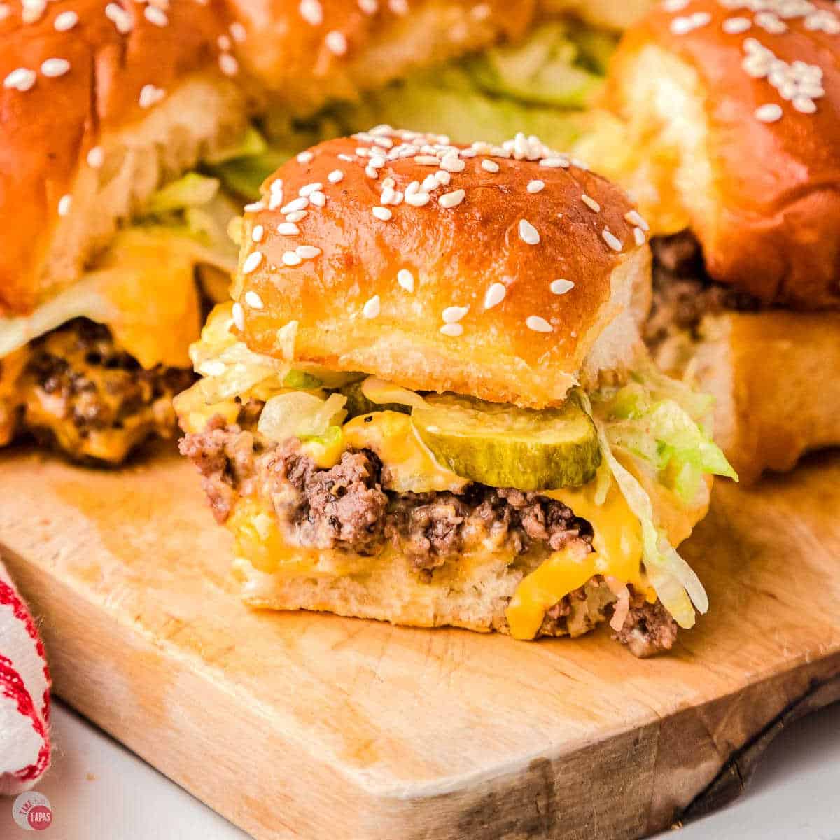 homemade big mac sliders