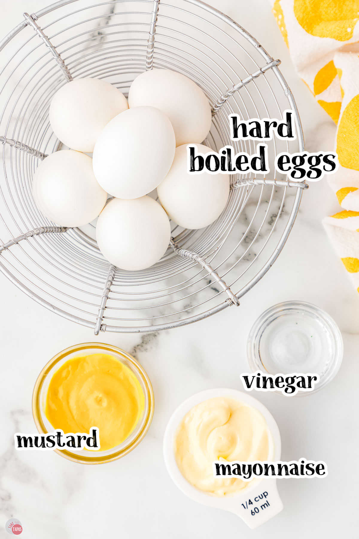 ingredients for the best deviled eggs