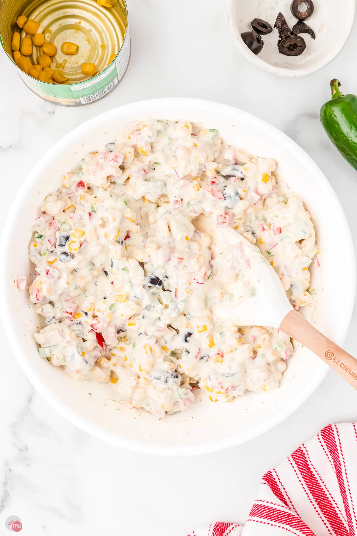 bowl of poolside dip