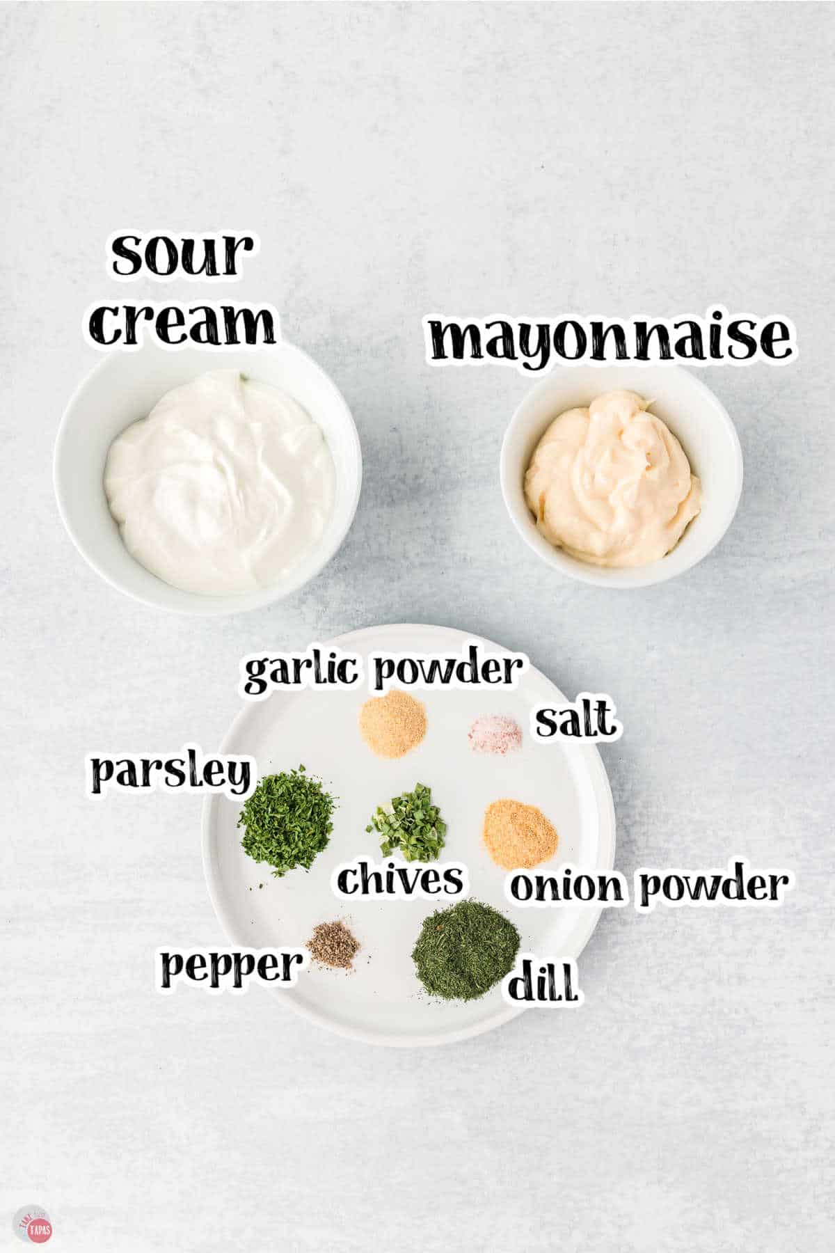 ranch dip ingredients