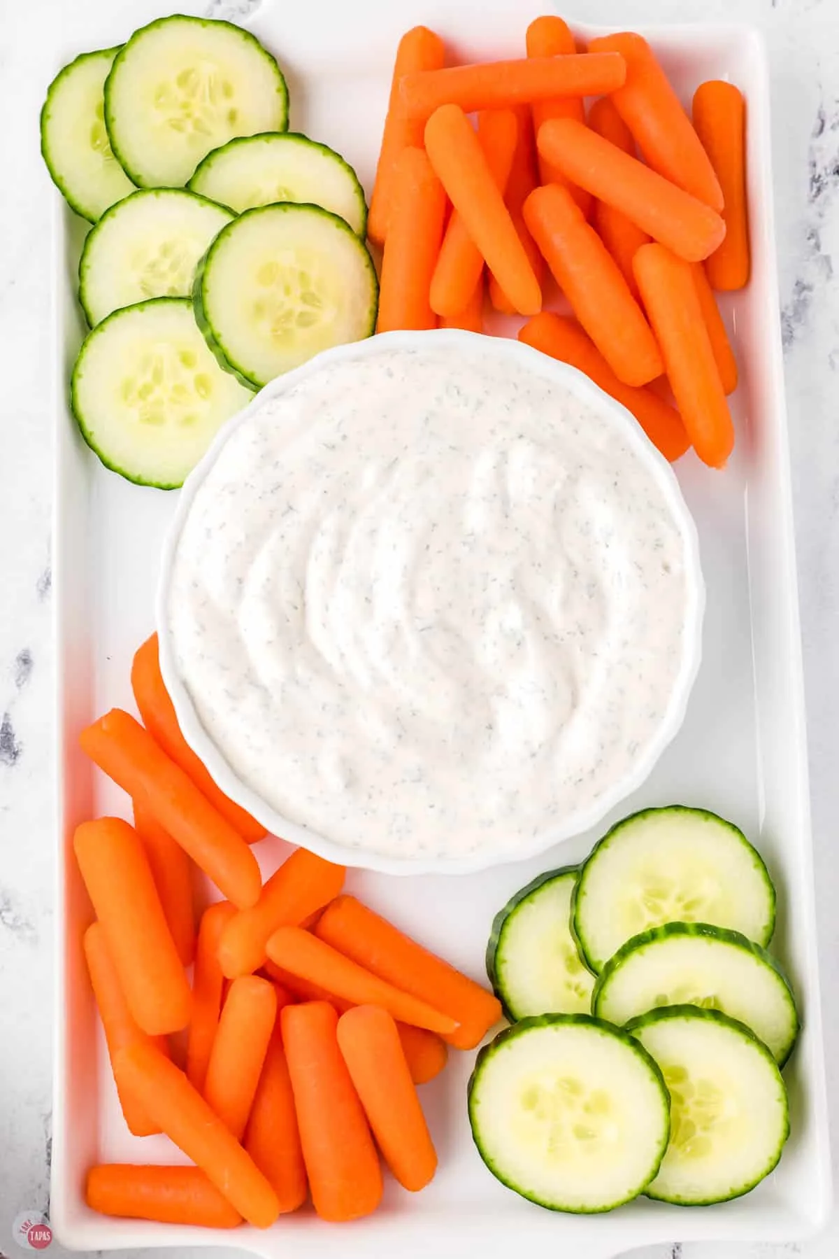 best ranch dip in a bowl