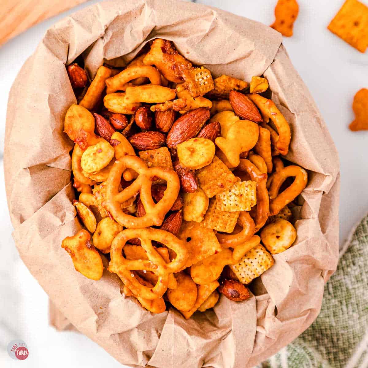 bag of spicy chex mix