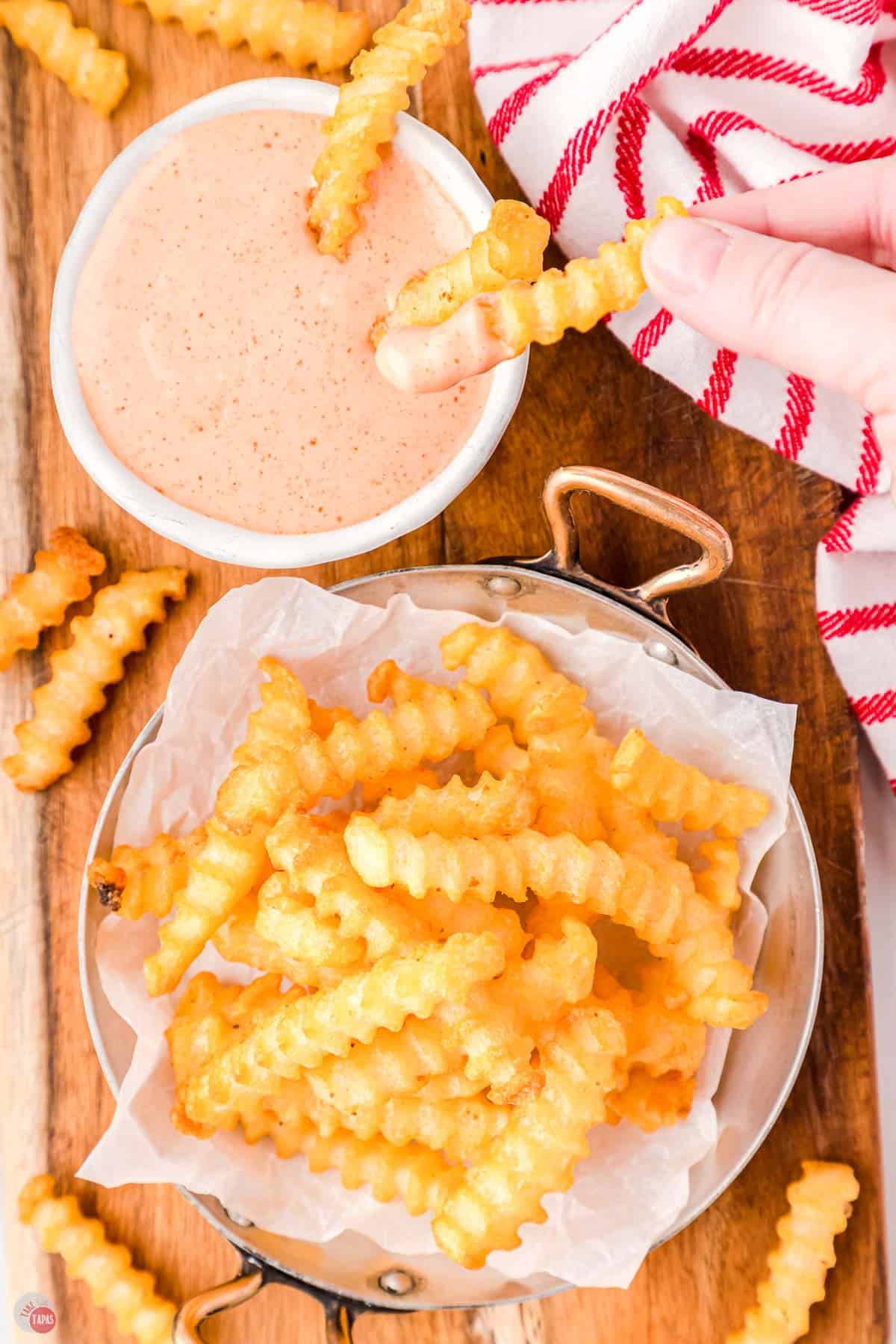 plate of french fries
