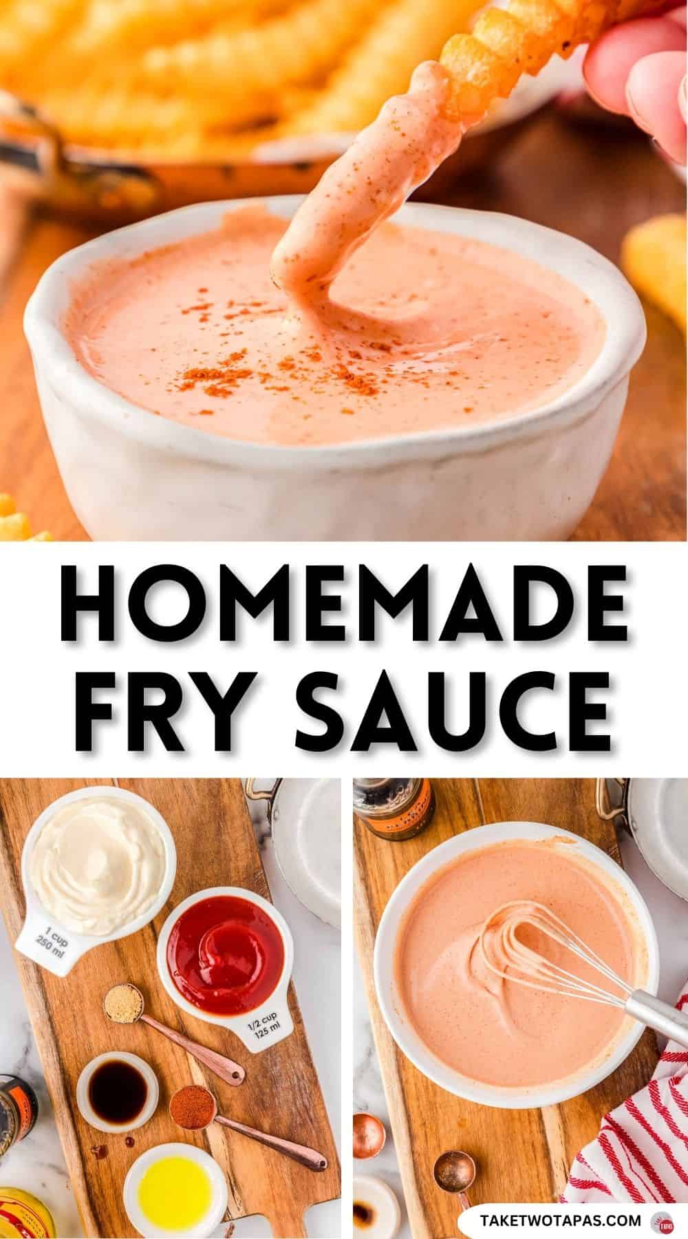 Pinterest pin image for fry sauce recipe