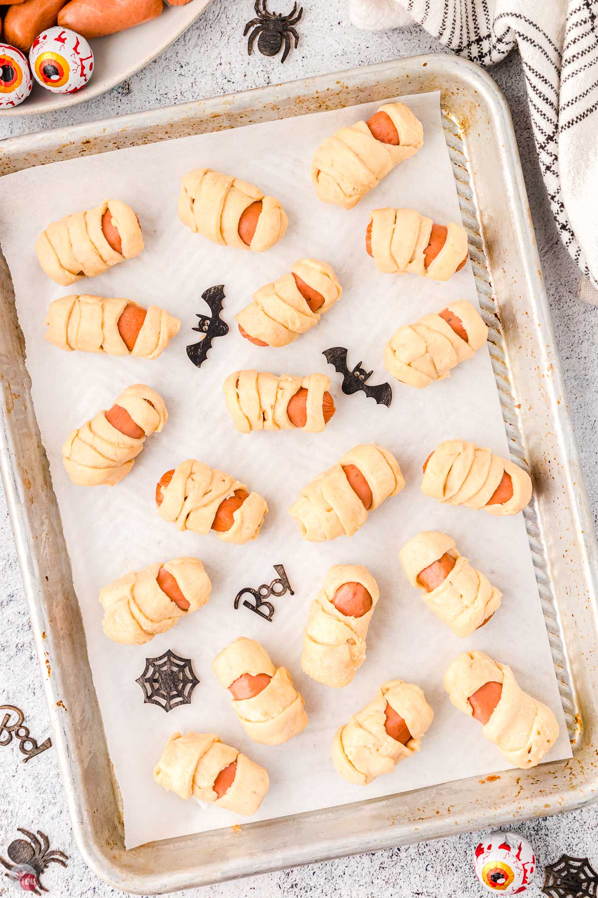 place on an ungreased cookie sheet