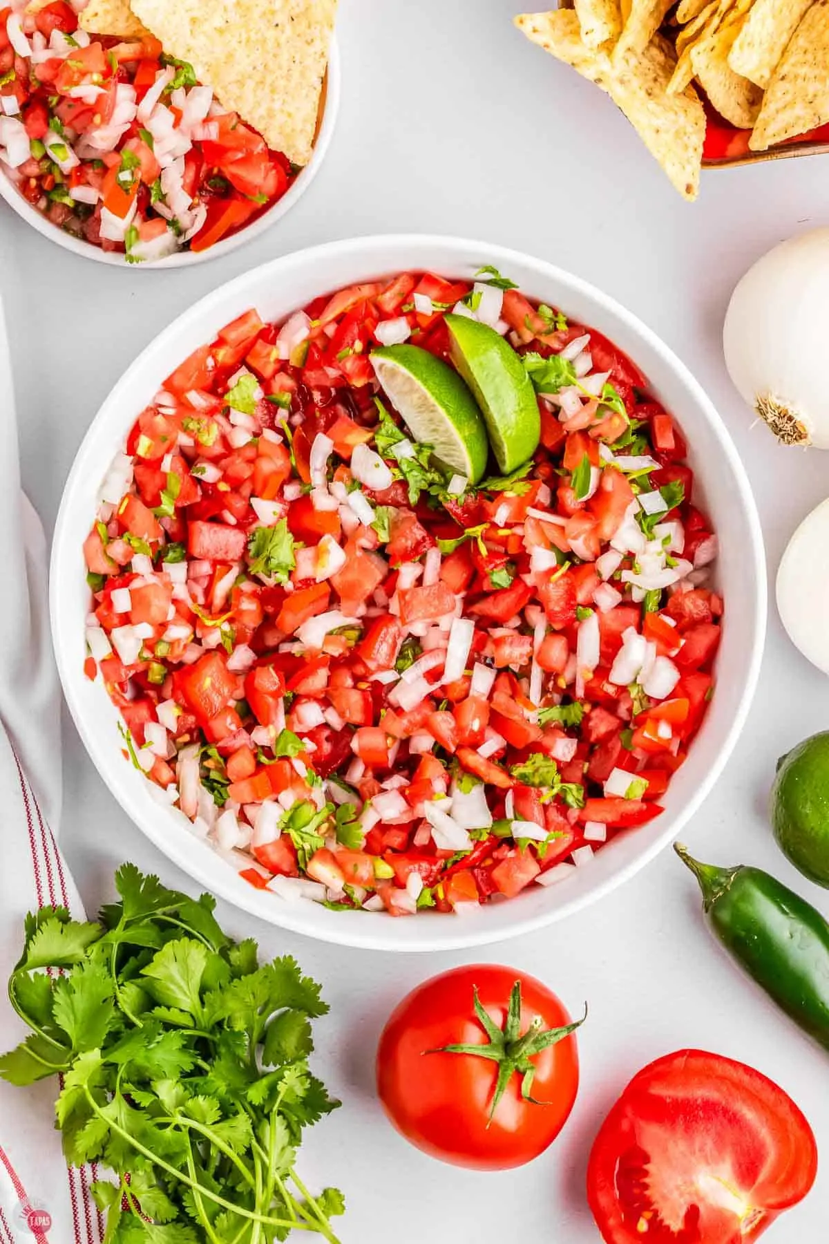 pico de gallo in a bowl