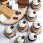 smores cupcakes