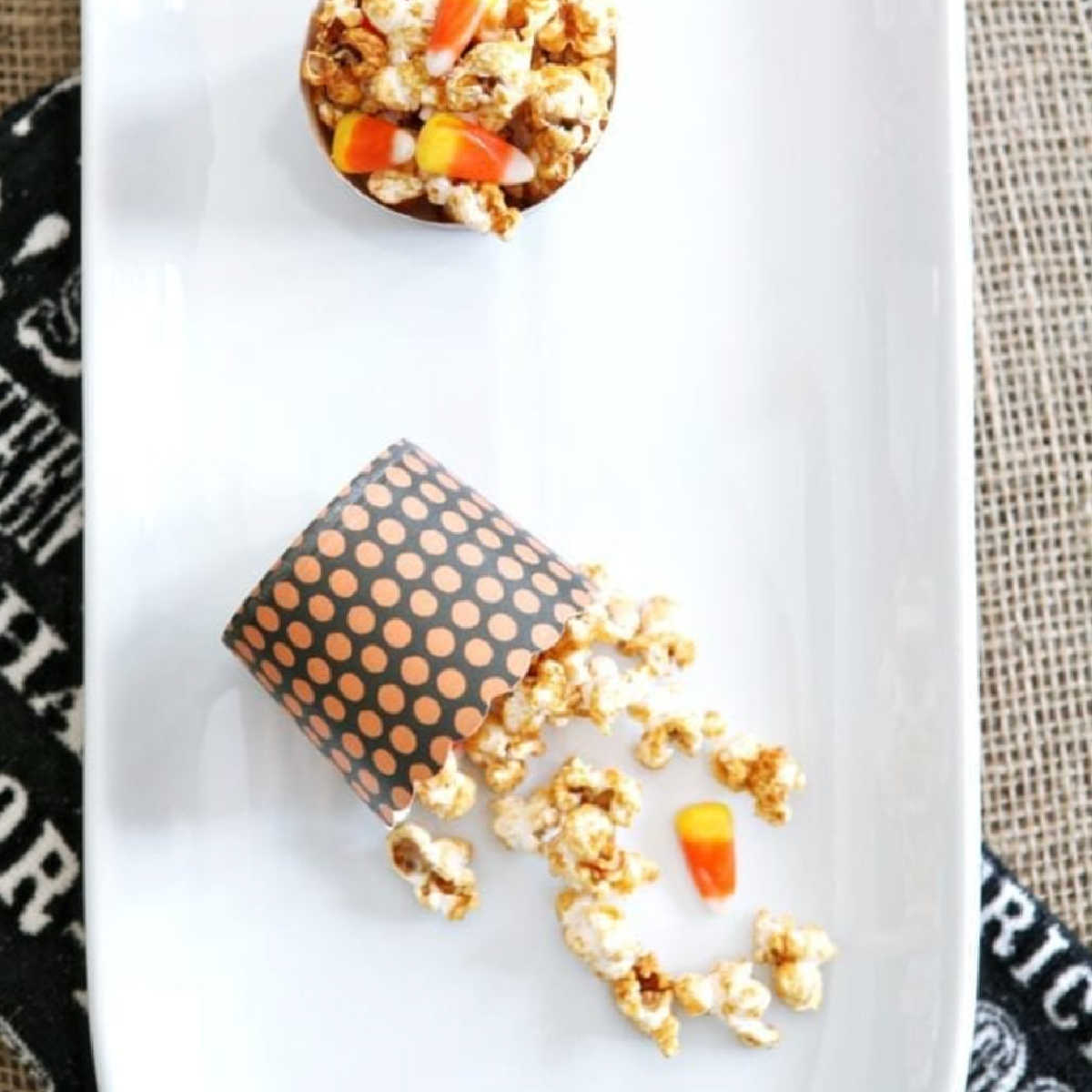 halloween caramel corn