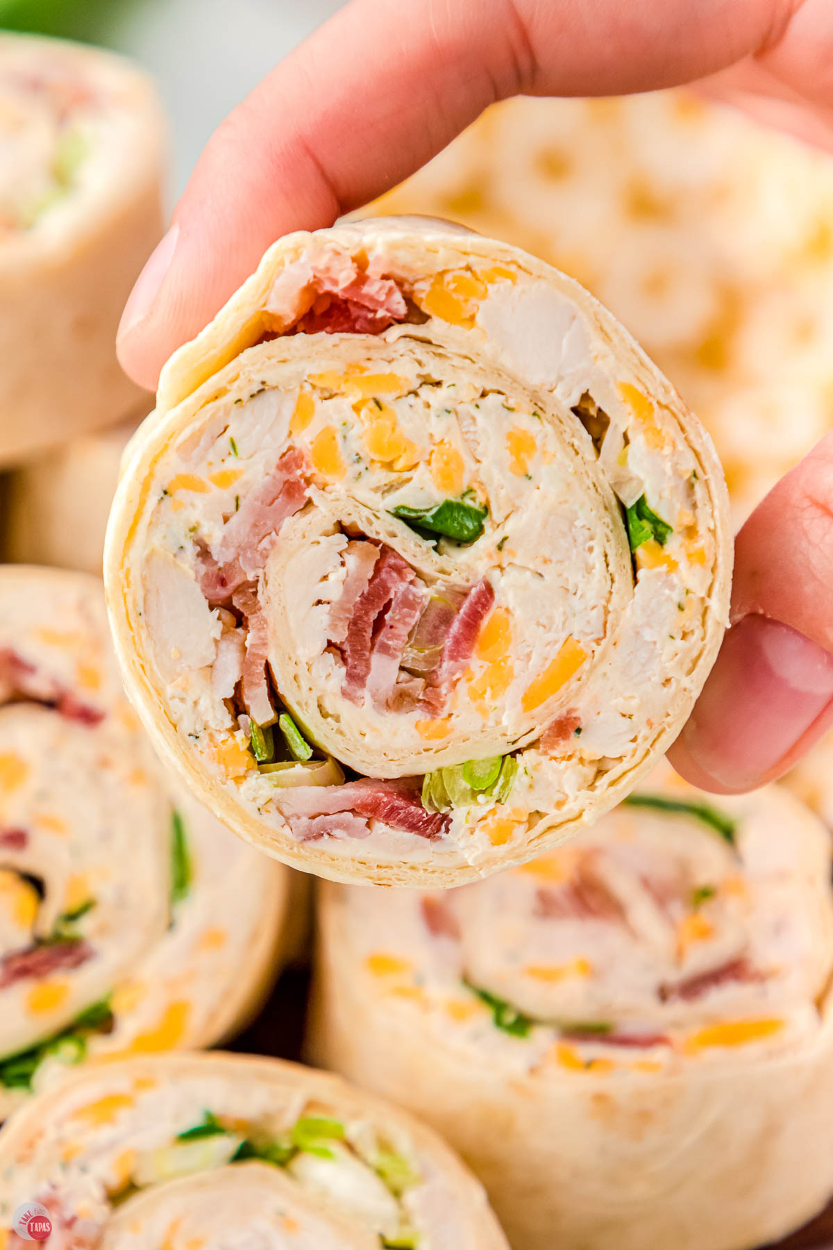 chicken bacon ranch pinwheels make cute little appetizers