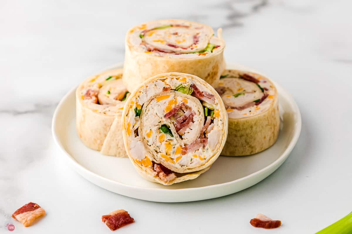 pinwheels make great party appetizers