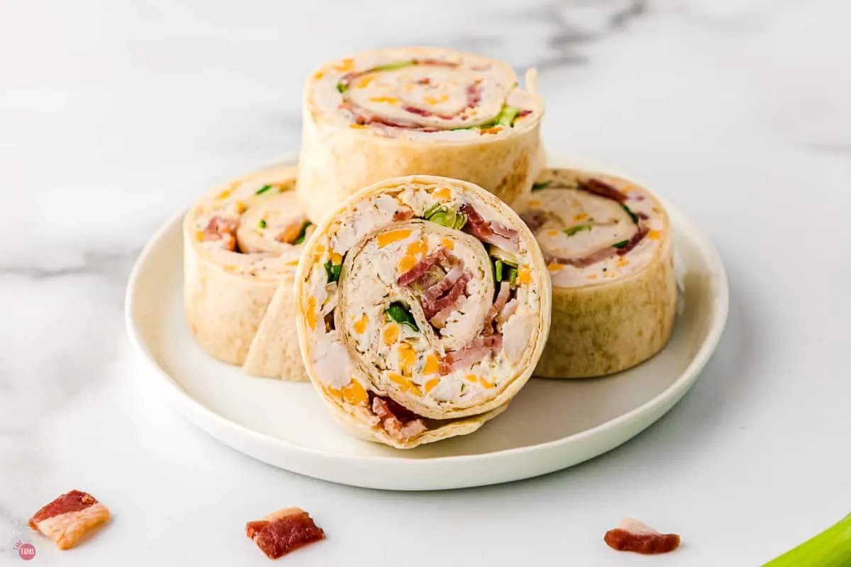 pinwheels make great party appetizers