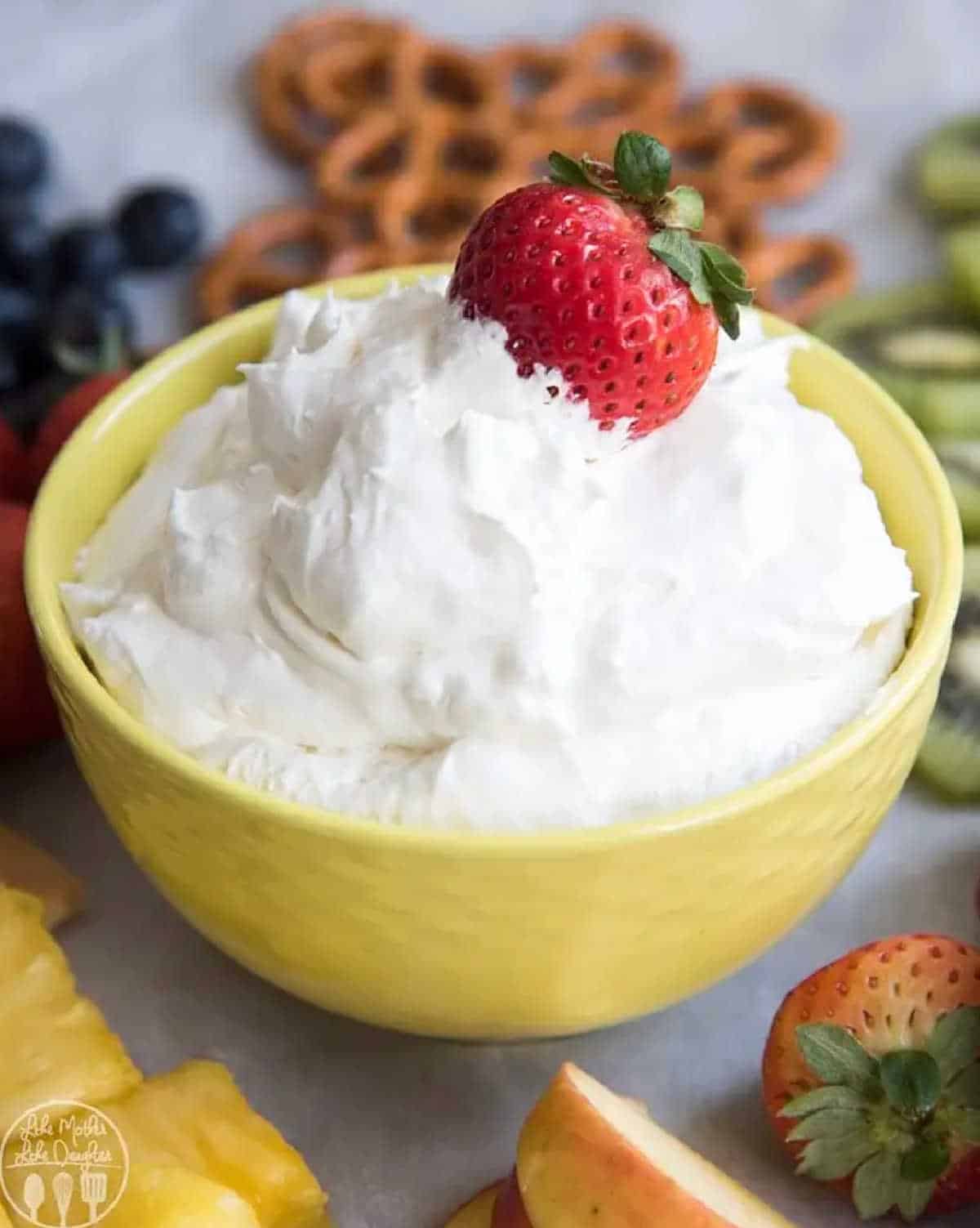 pina colada fruit dip