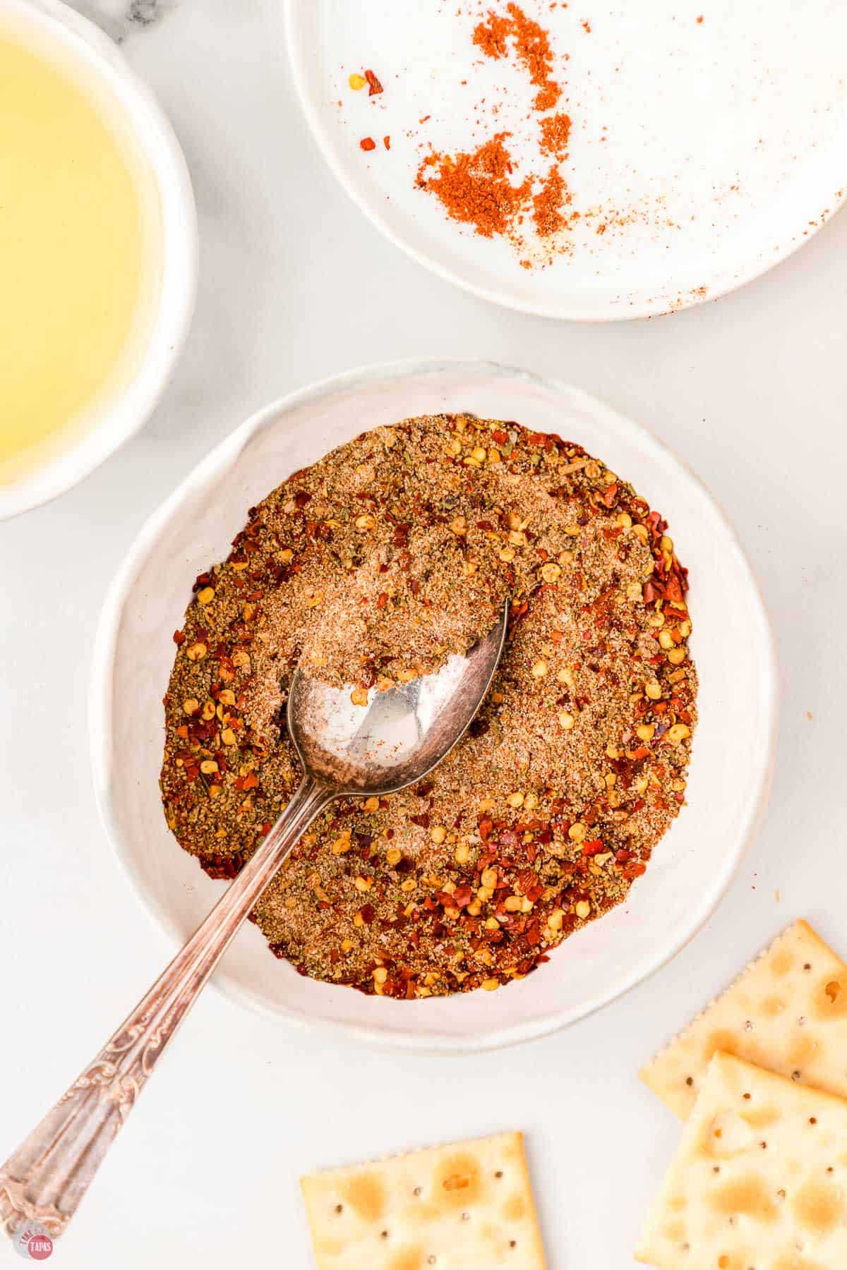 red chile flakes in a bowl