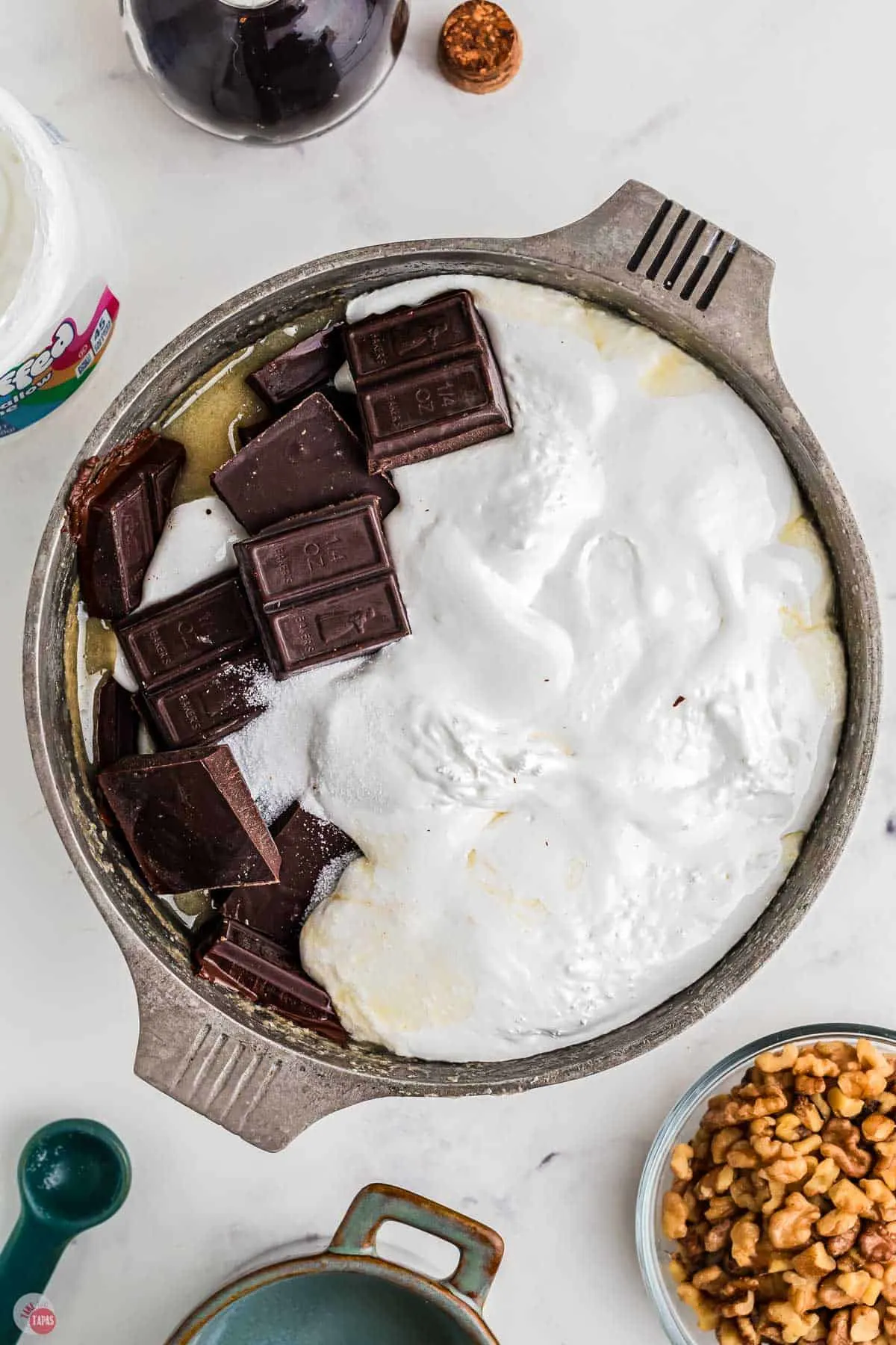 marshmallow fudge recipe at a full boil