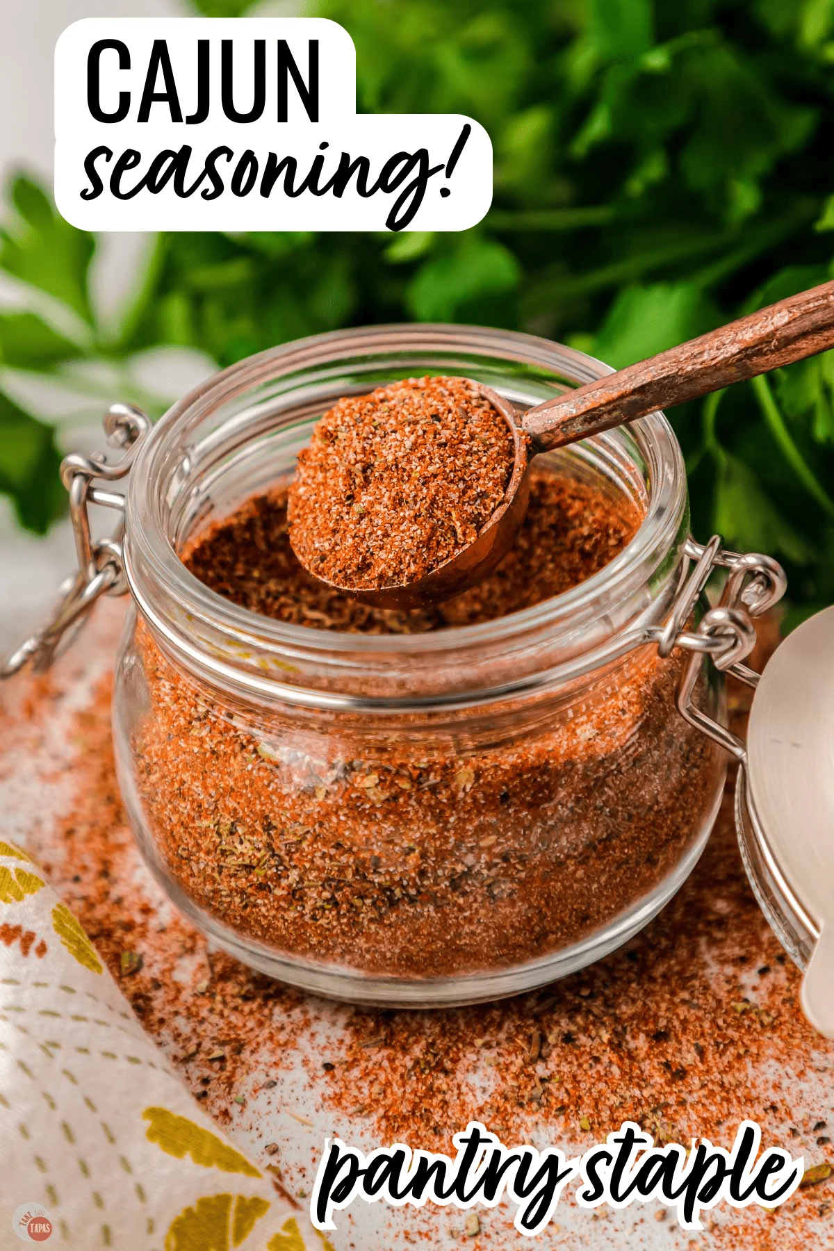 make your own spice blends for dishes like cajun shrimp
