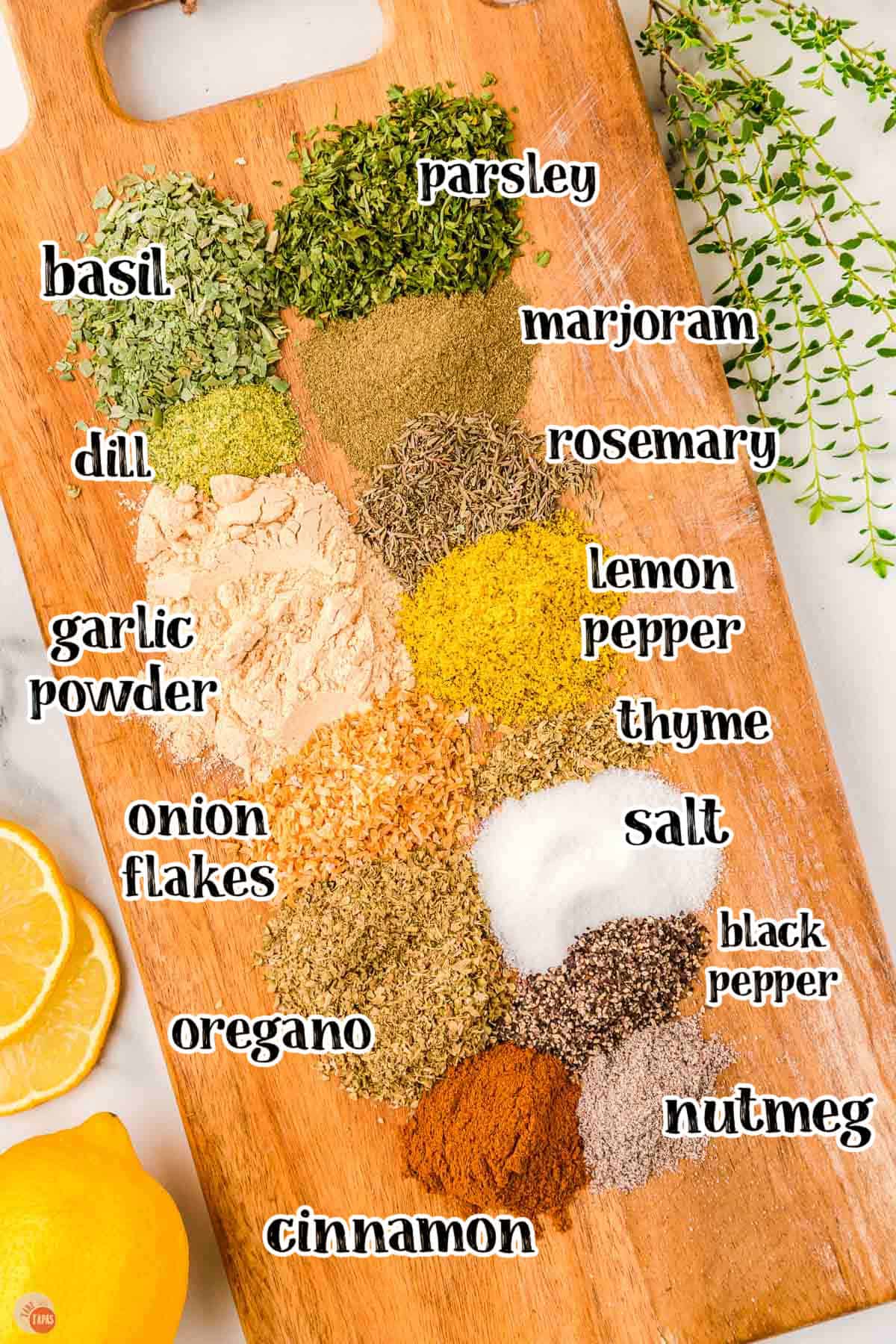 greek spices from your spice cabinet