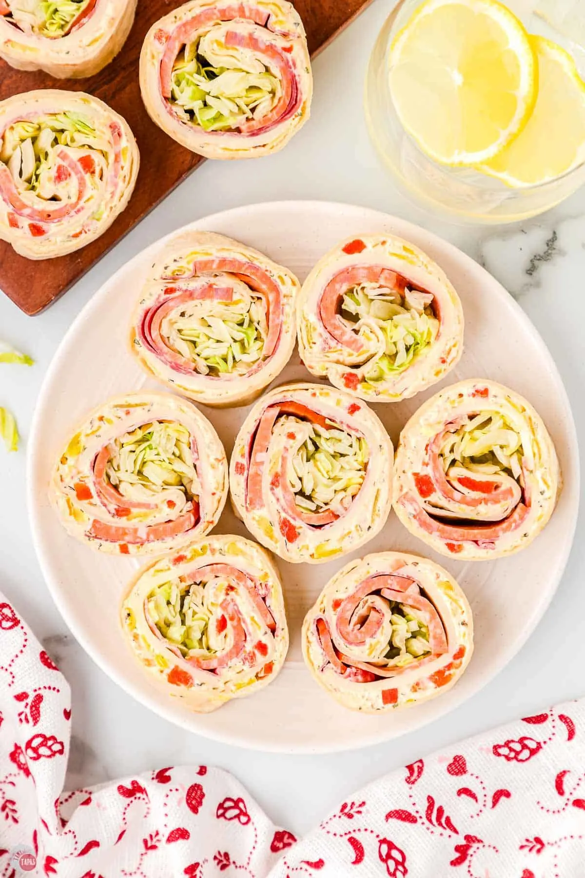tasty pinwheels are a huge hit at tailgate parties