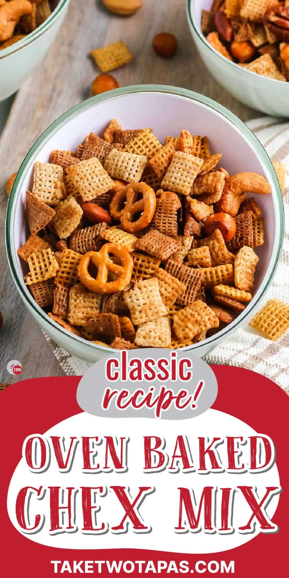 recipe for oven baked chex mix