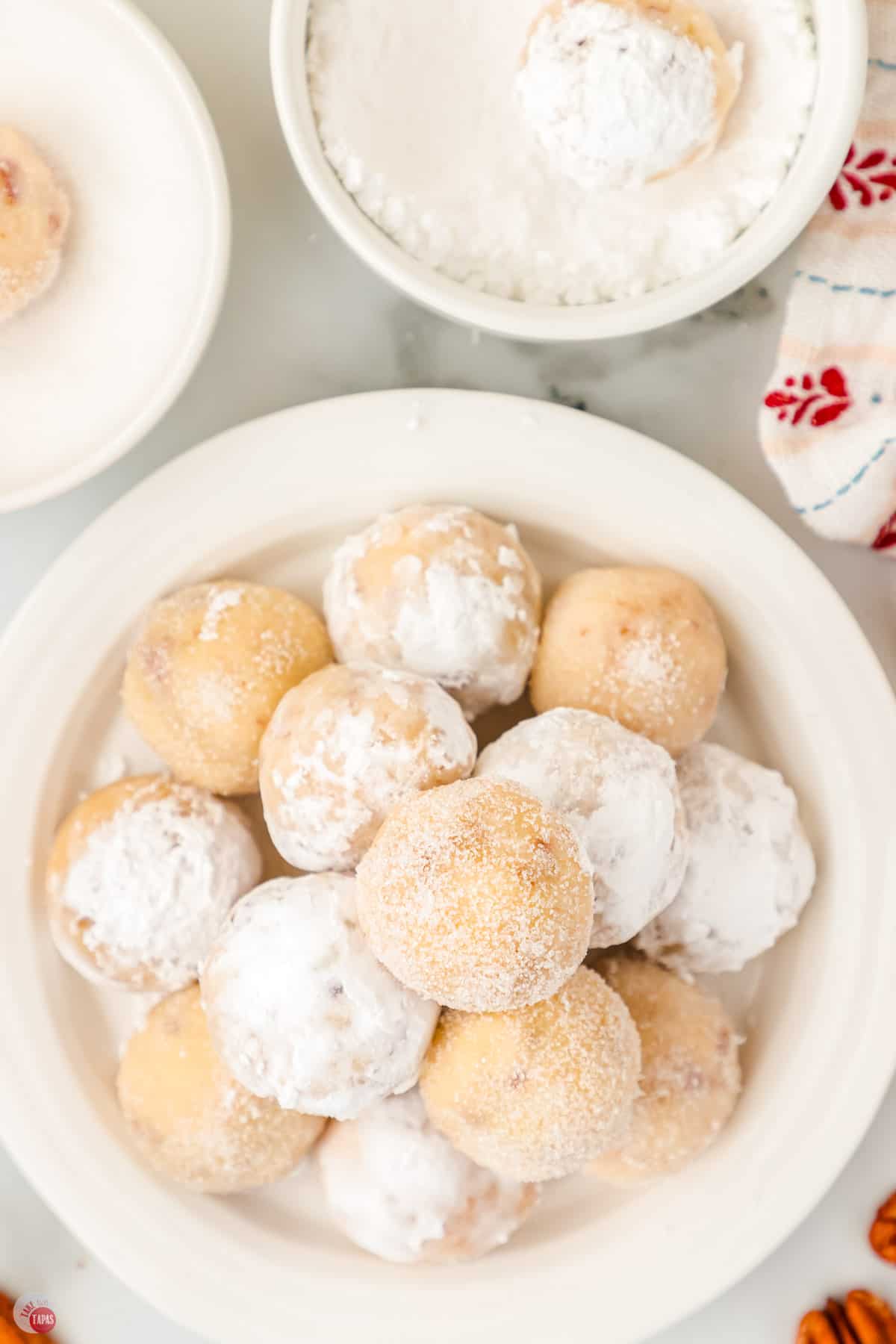 rum balls are a no bake holiday treat