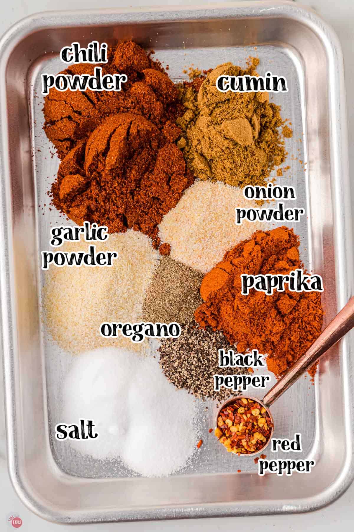 ingredients for your own seasoning like ground cumin 