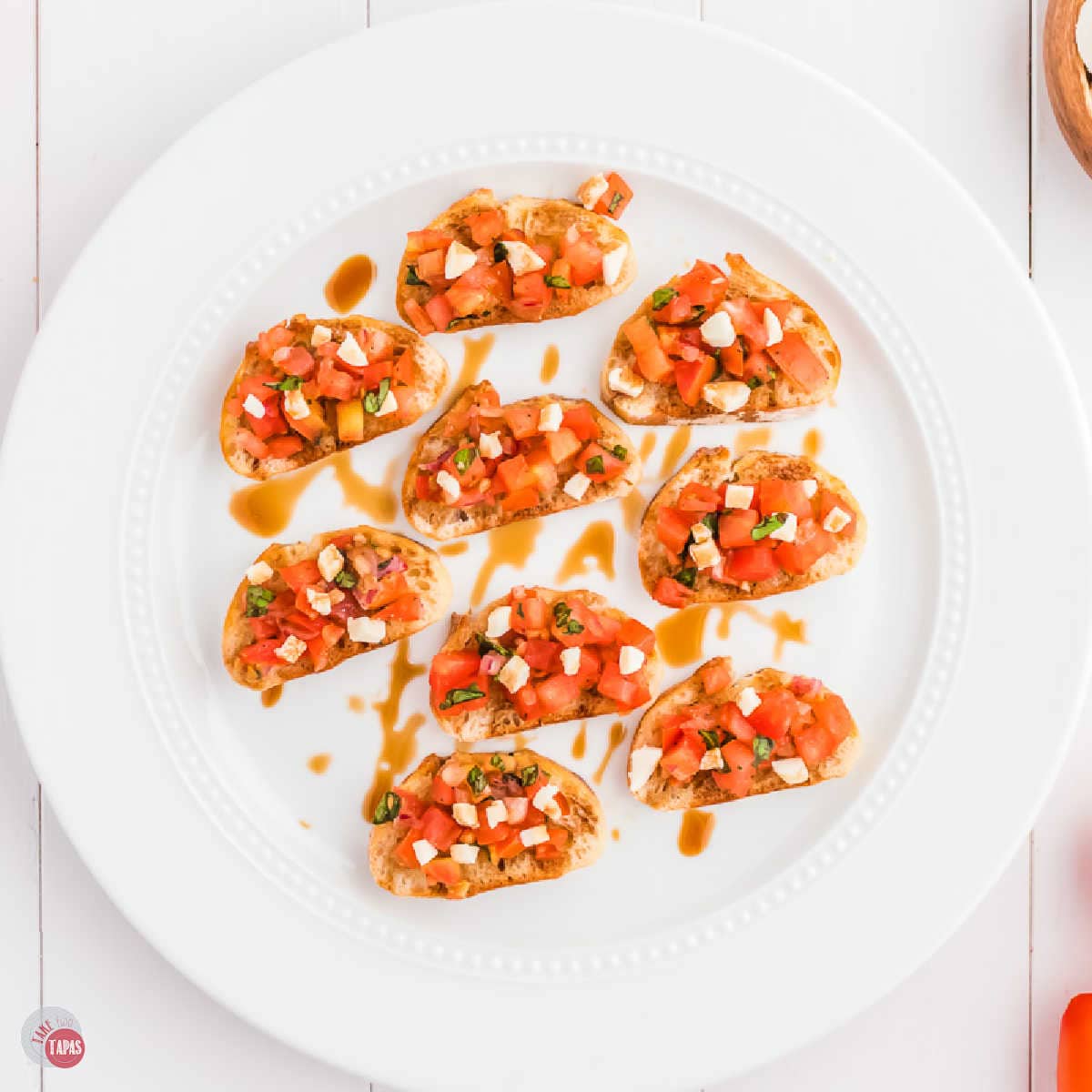 easy tomato bruschetta