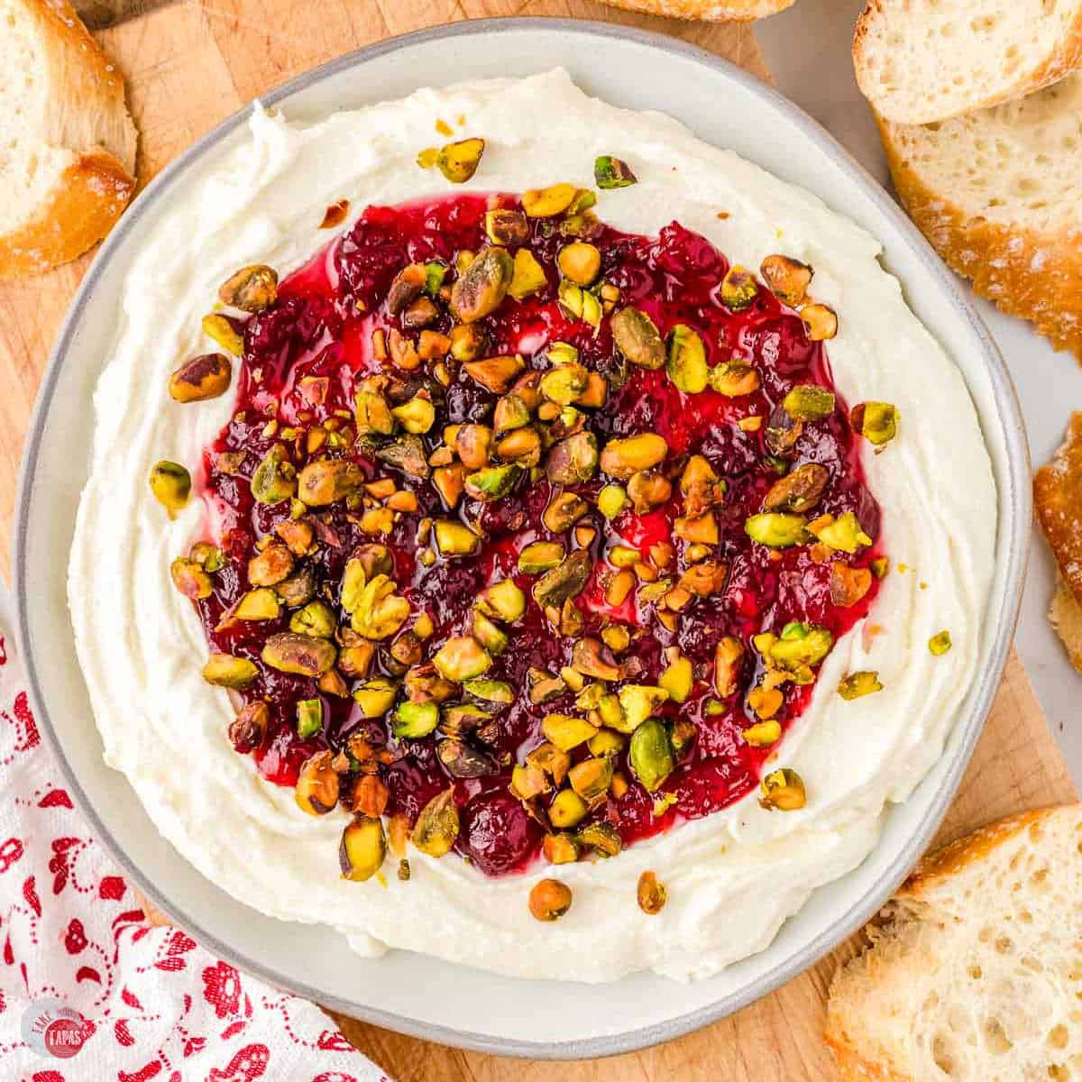 cranberry whipped feta dip