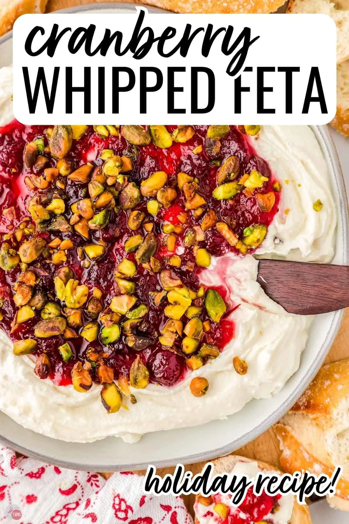 East Cranberry Whipped Feta Dip