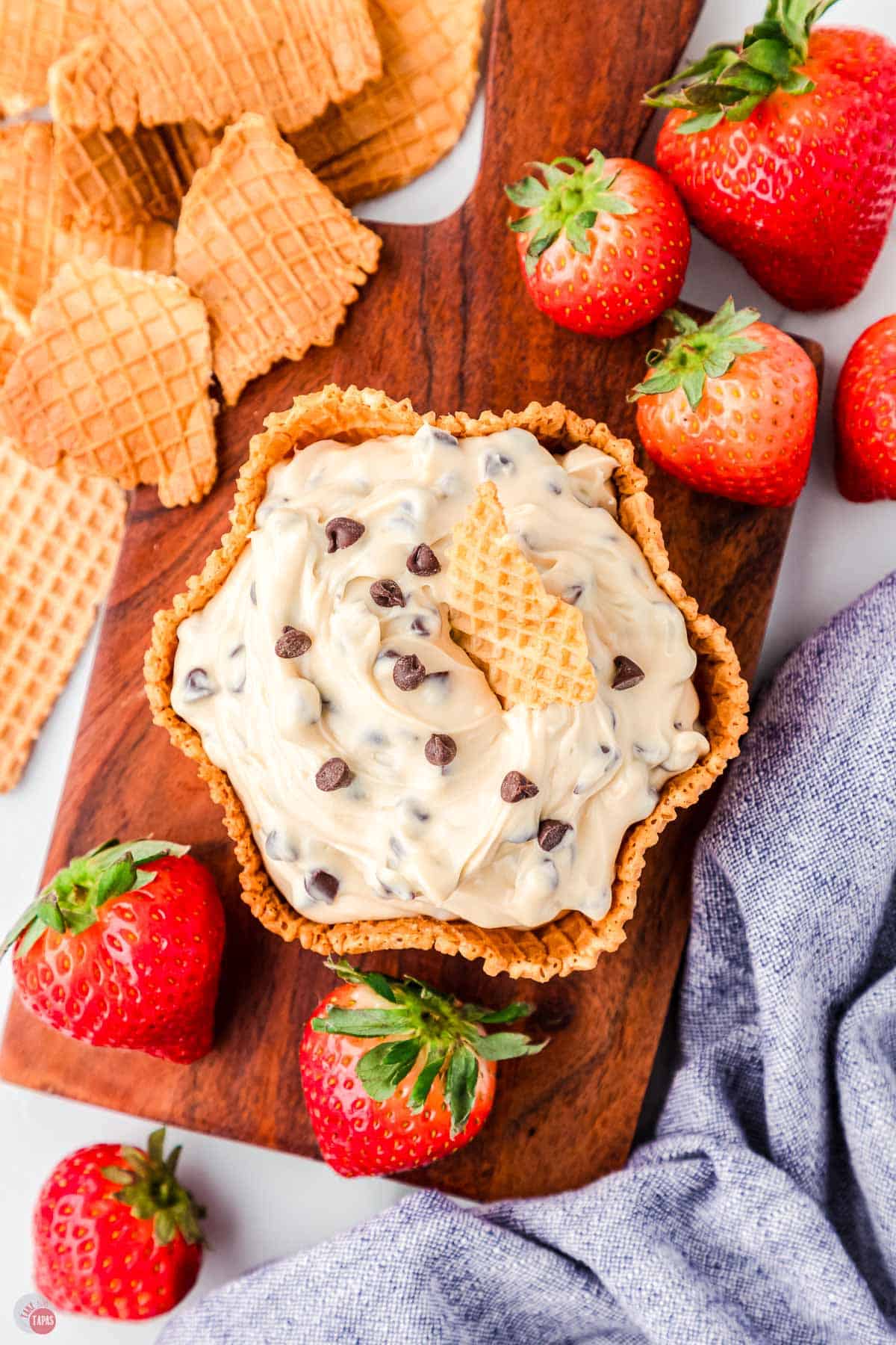 serve your favorite fruit with this delicious dip