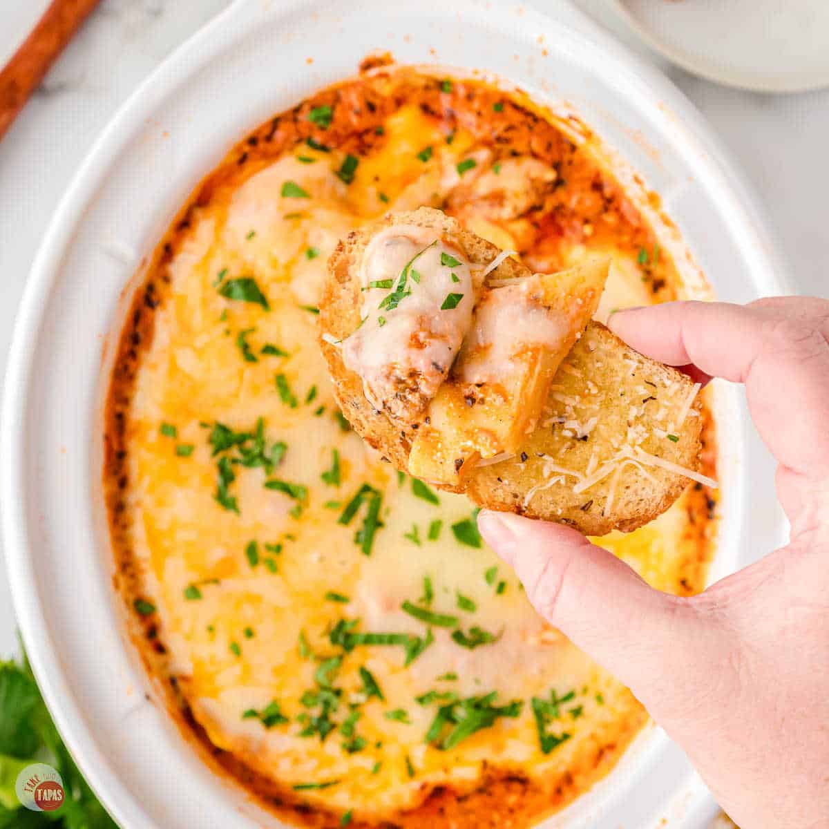 Cheesy Slow Cooker Sausage Dip [+ Video] - Oh Sweet Basil