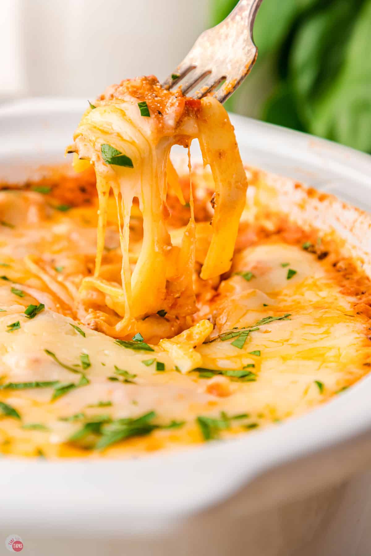 this lasagna dip recipe is a crowd pleaser