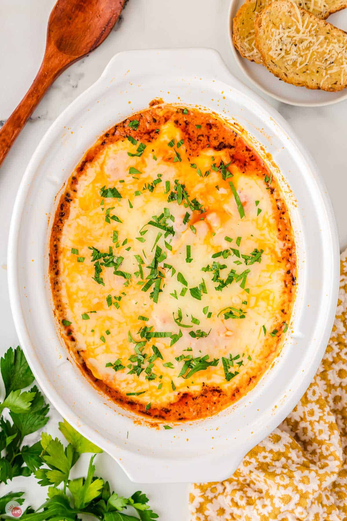 classic lasagna recipe in a crockpot dip version