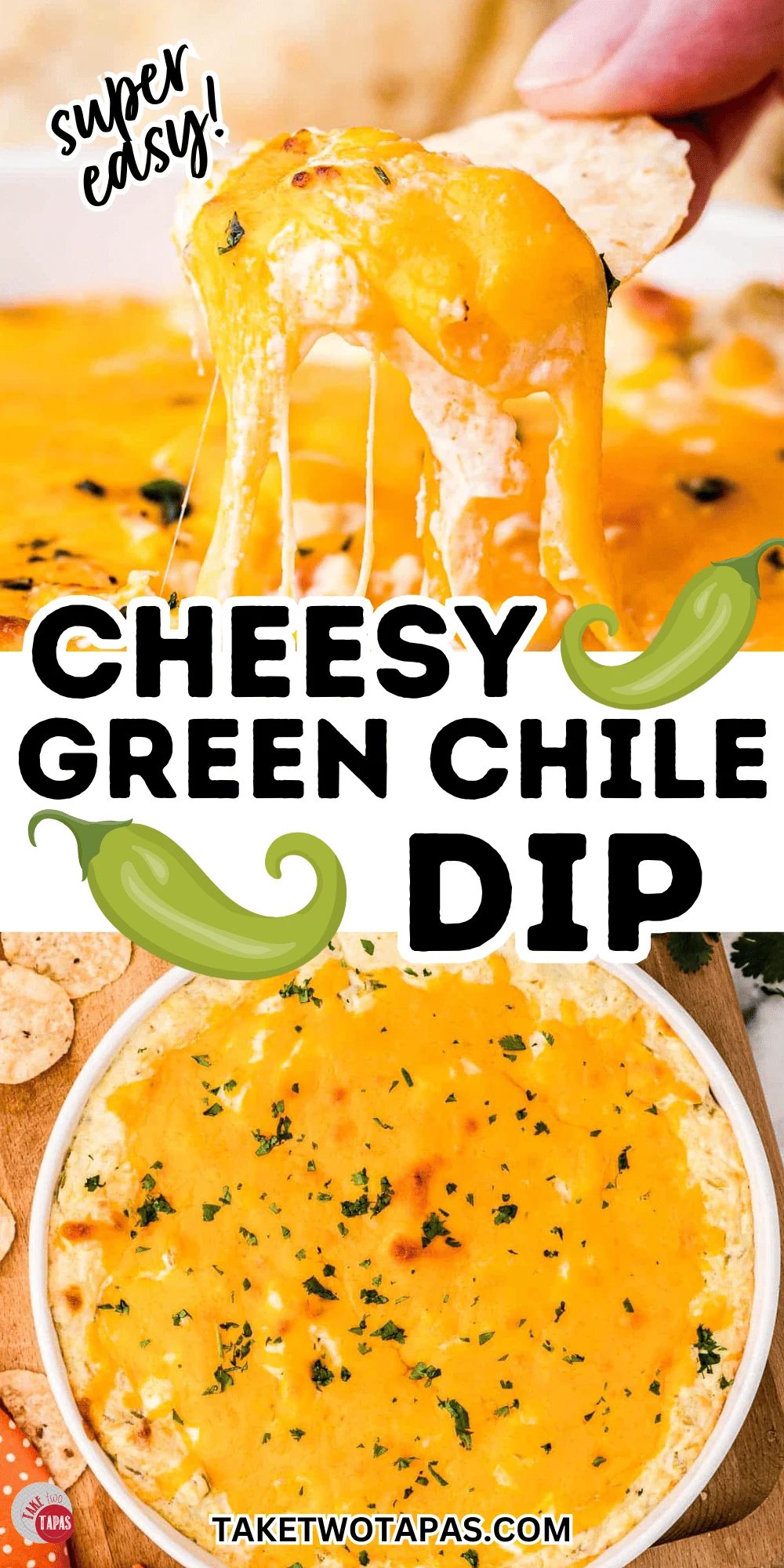 cheesy green chili dip