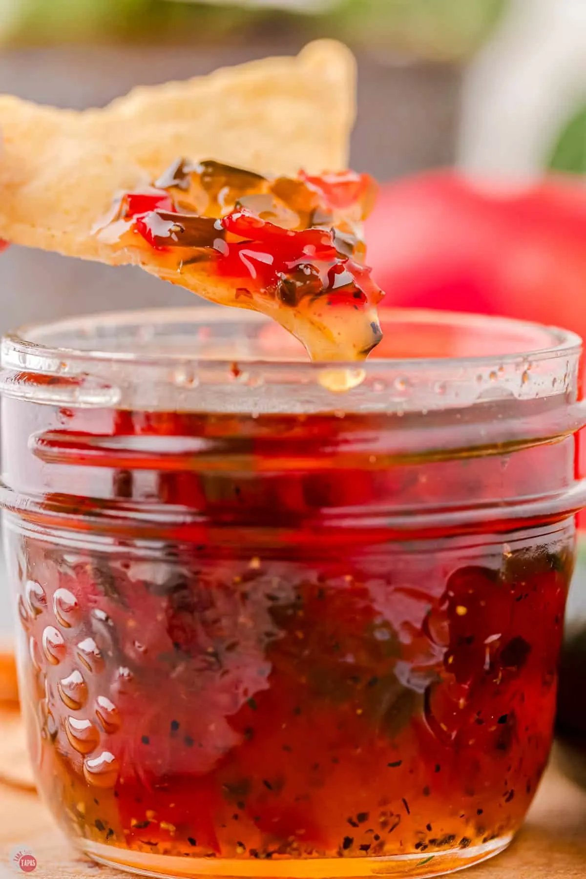 homemade red pepper jelly recipe without canning equipment