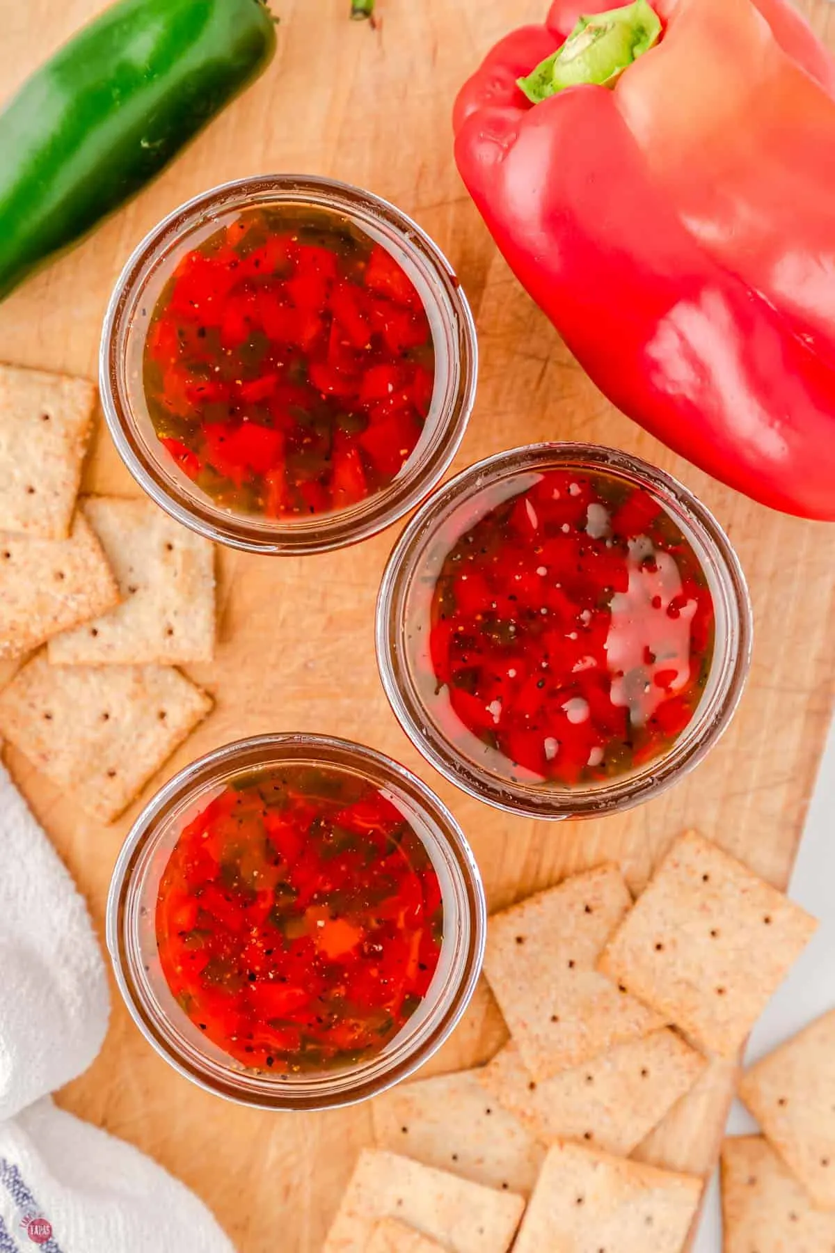 homemade jelly made with spicy peppers
