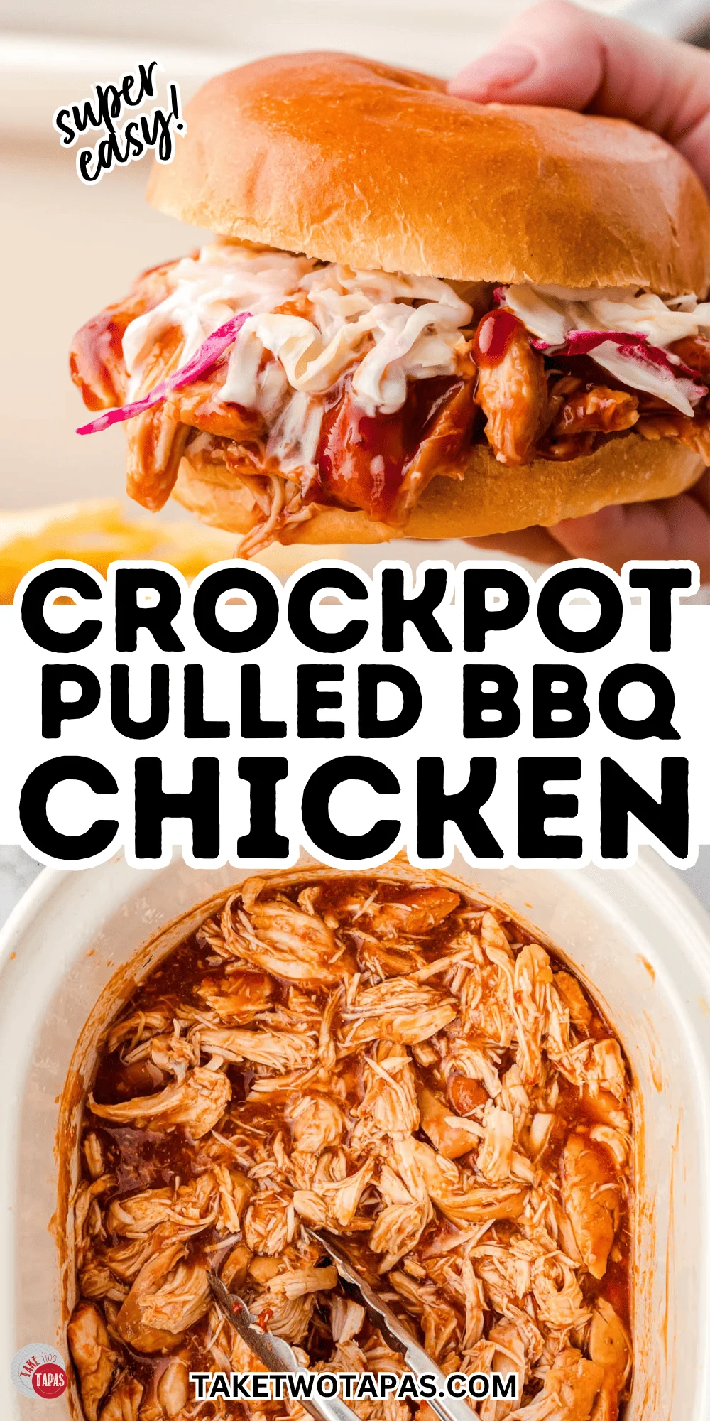 crockpot pulled bbq chicken