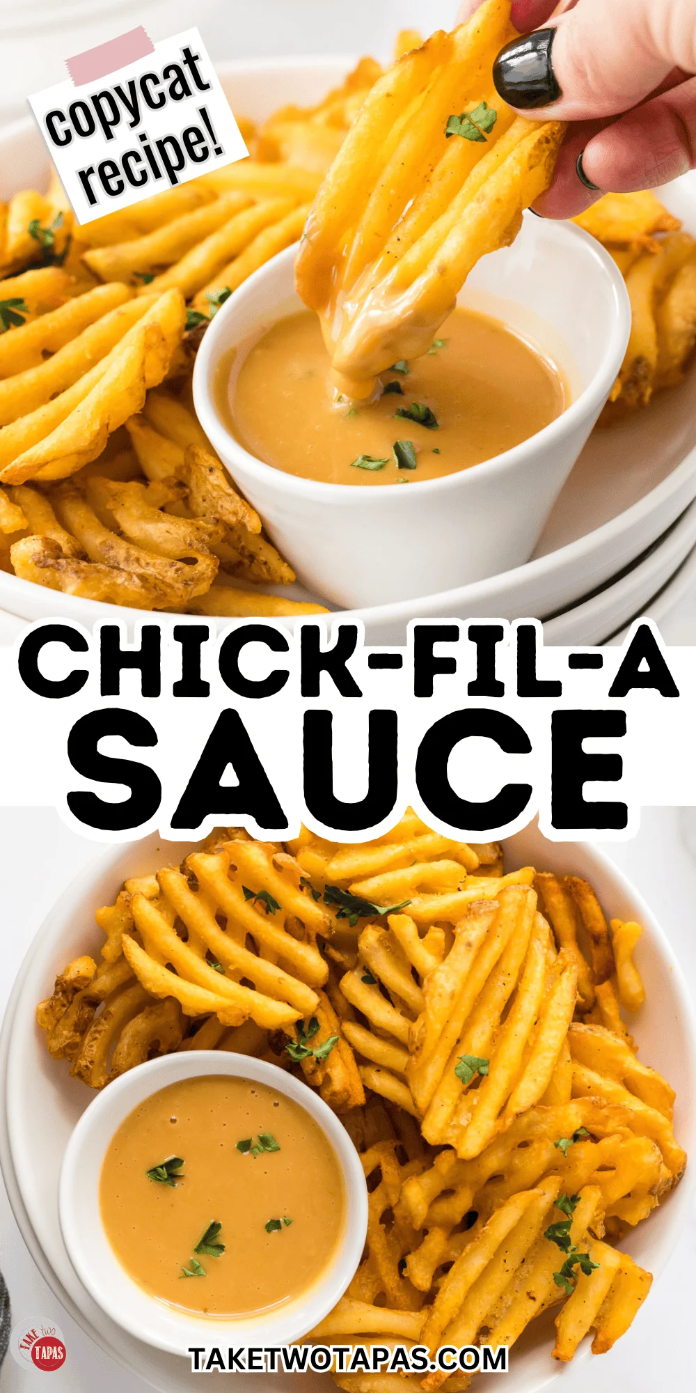 chick fil a sauce with waffle fries