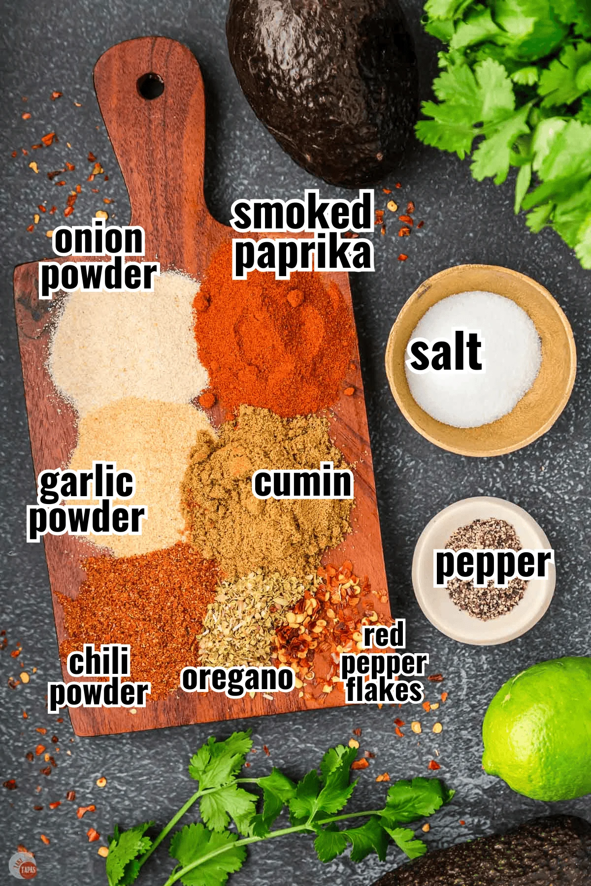 simple ingredients found in a packet of taco seasoning
