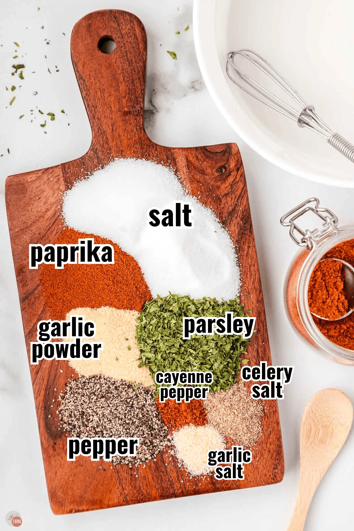 simple ingredients for a spice blend