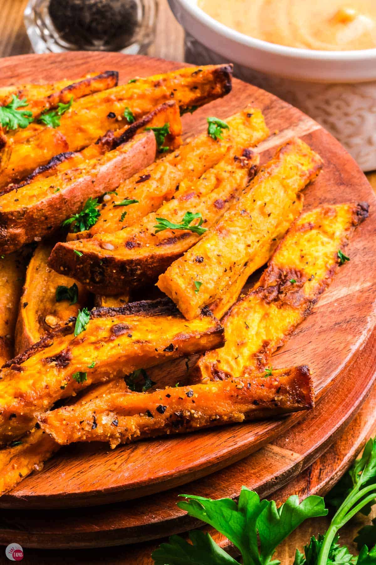 air fryer sweet potato wedges