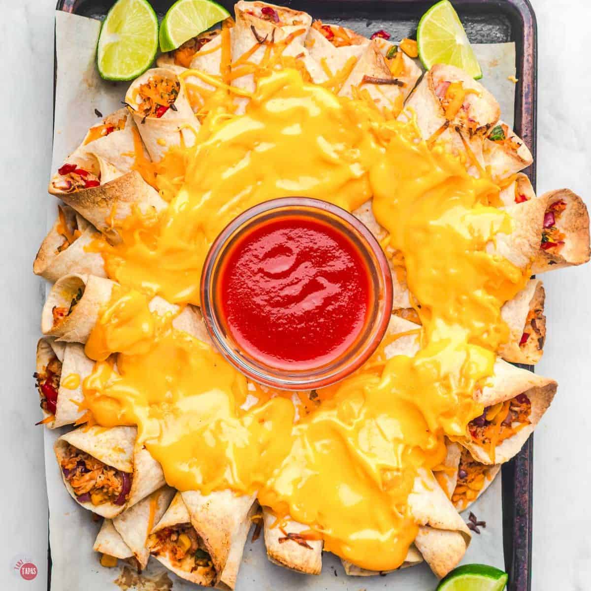 blooming quesadilla ring featured image