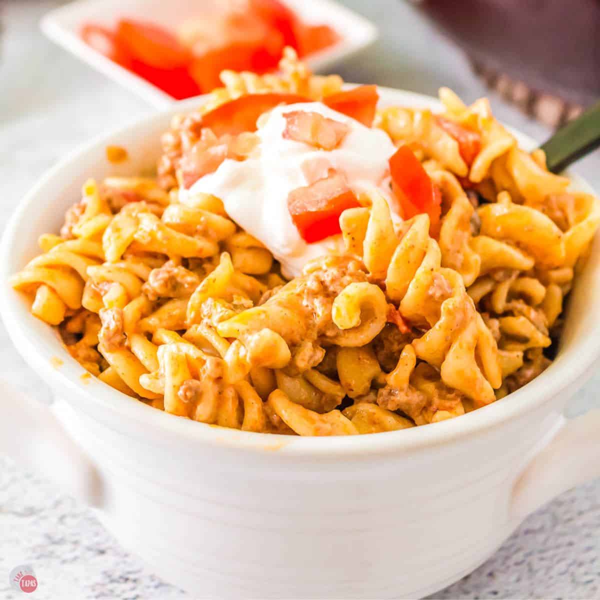 taco pasta featured image