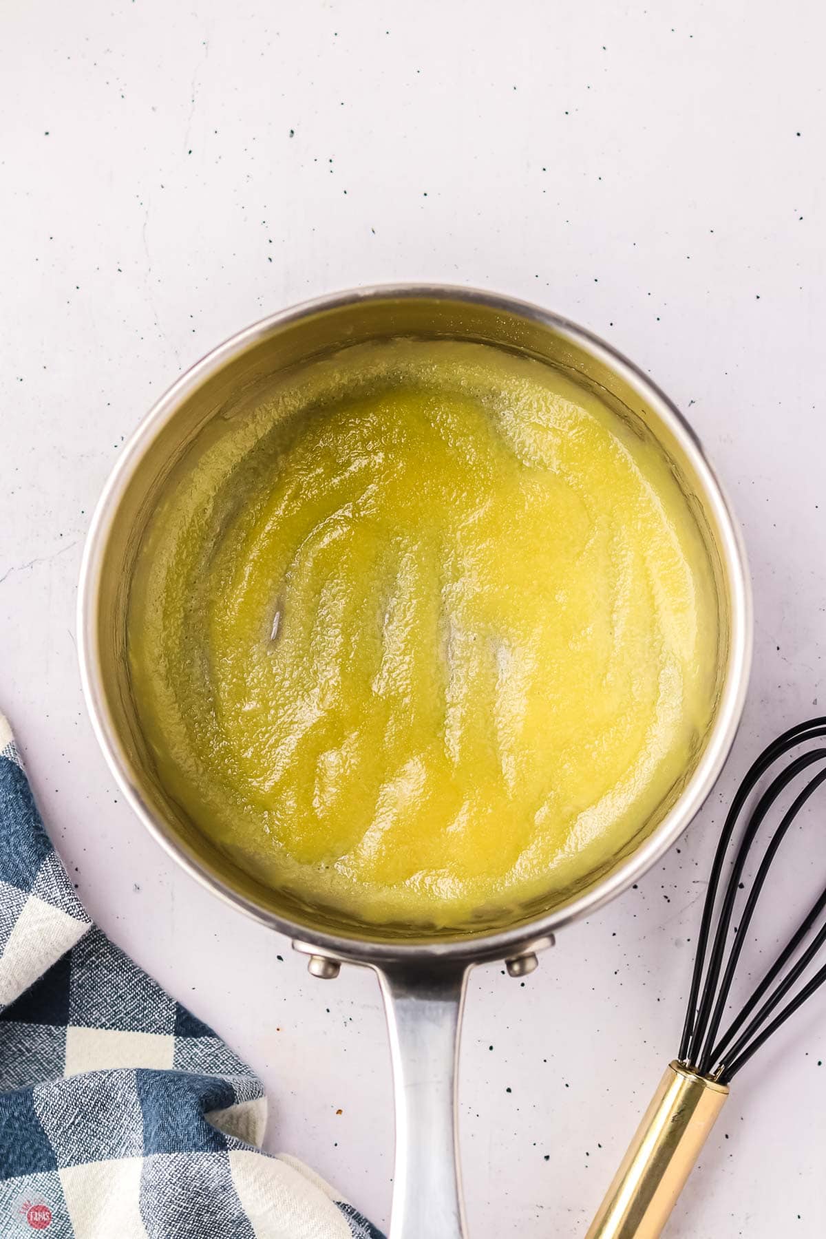 roux in a sauce pan