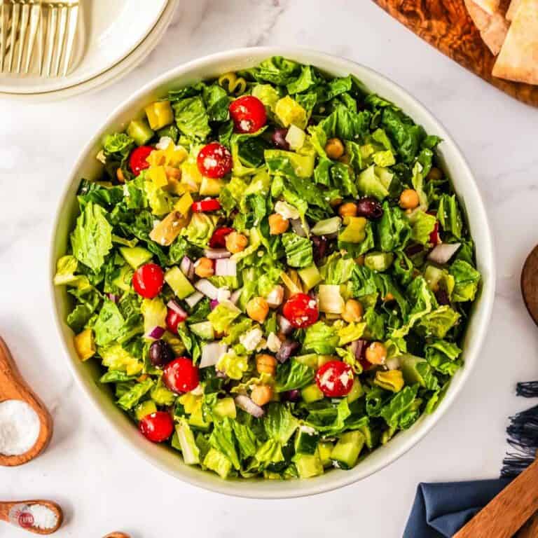chopped greek salad recipe featured image