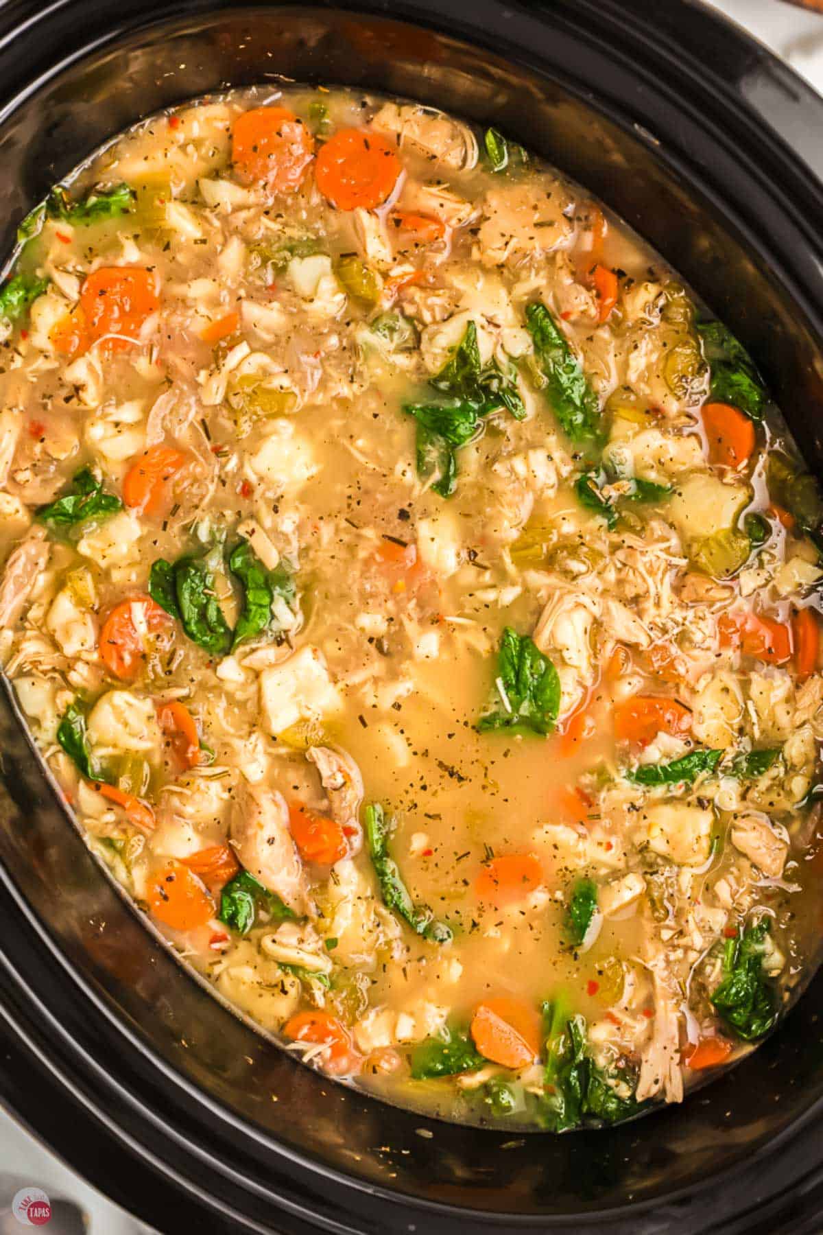 chicken soup in a crockpot