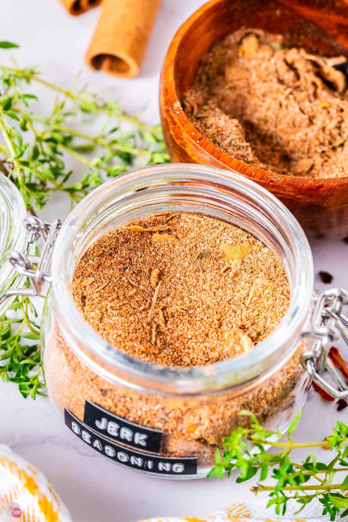 jar of spice mix
